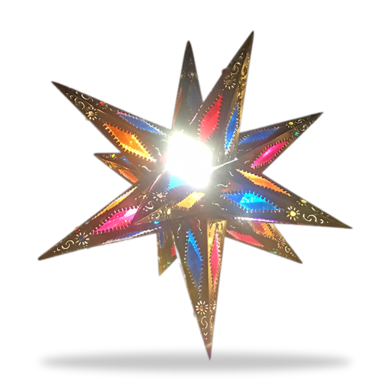 Estrella con colores - Lamparas