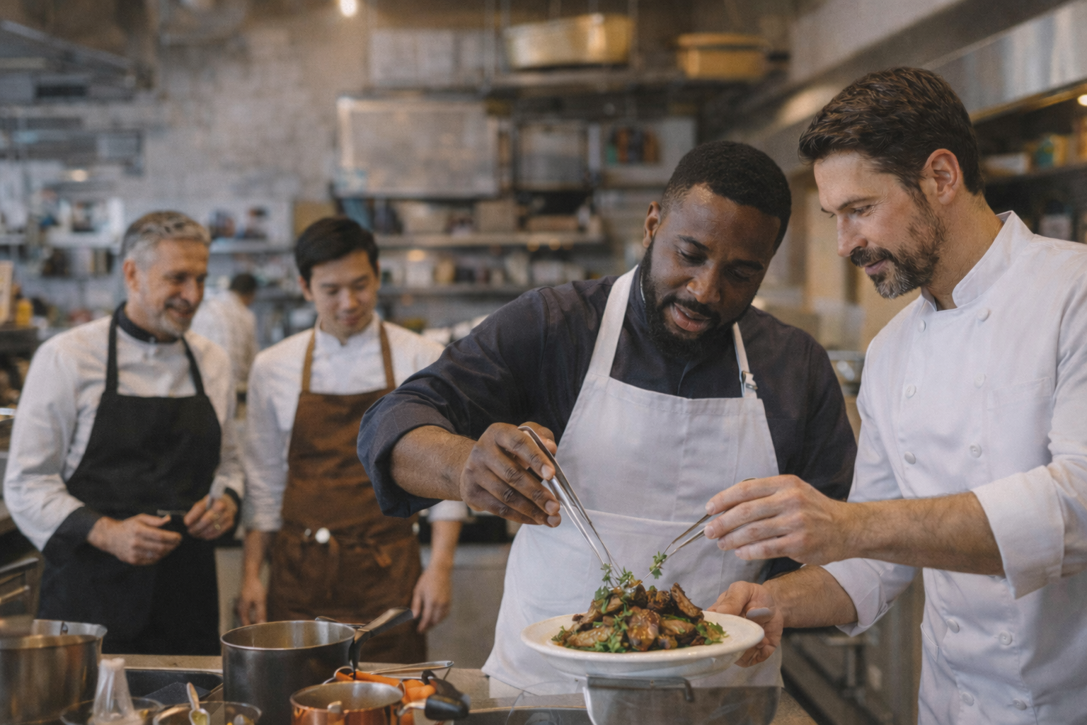 35. Collaborations with chefs and other restaurants.