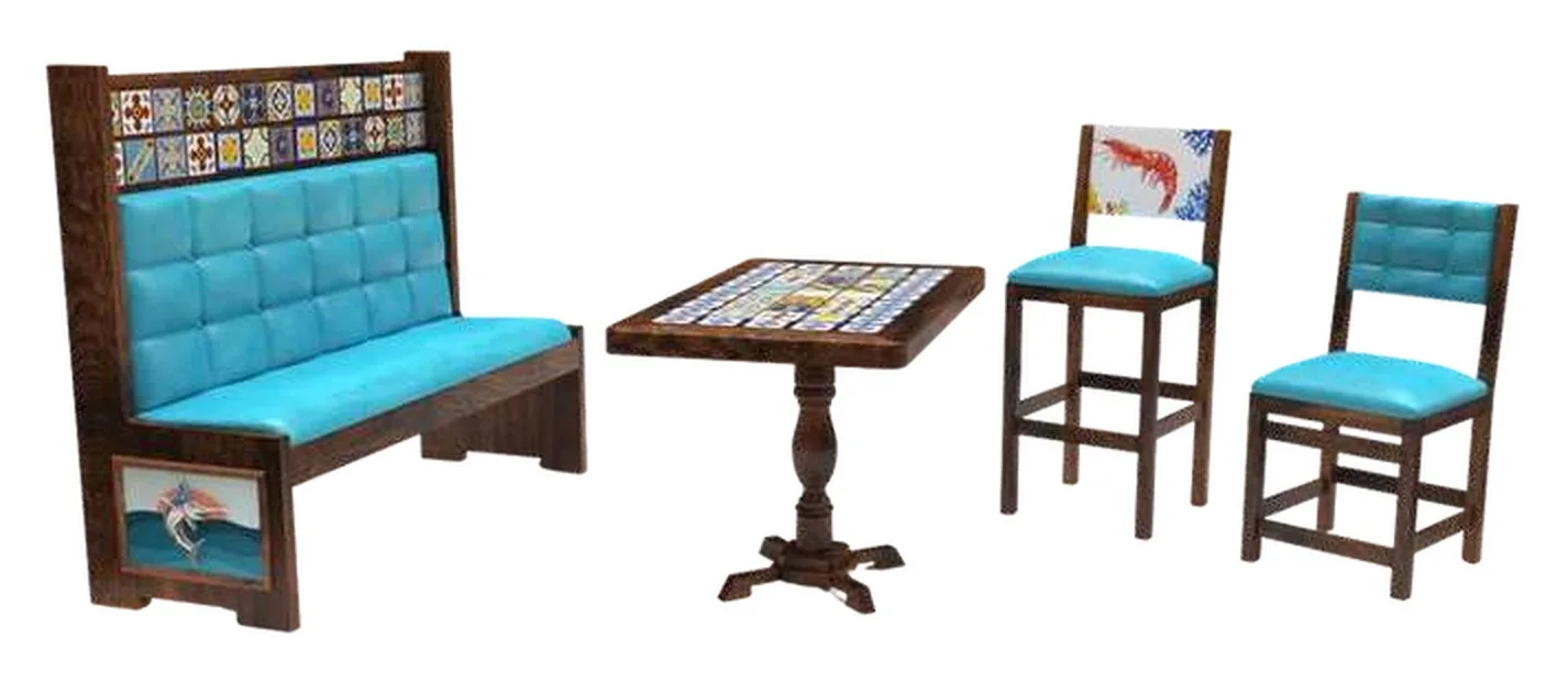 Colección Puebla — muebles mexicanos para restaurantes | MF Imports
